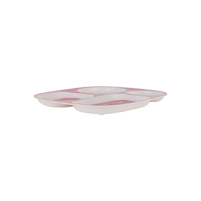 Royalford RF11933 Baby Plate | BPA-free melamine & a 3-compartment design for easy food separation| lightweight build & cute kid-friendly design for safe meals|