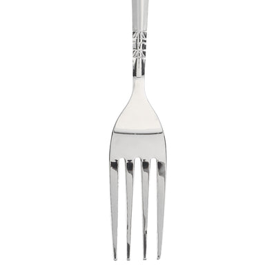Royalford RF11946 stainless steel cutlery set with knife| fork, spoon & tea spoon| Food-grade, non-magnetic, durable with elegant sandblast finish & ideal for daily use|