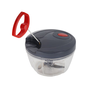 Royalford RF11954 Handy Pull Chopper with manual pull cord| sharp stainless steel blades & durable food-grade body| quick chopping of vegetables, fruits, herbs, and nuts|