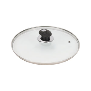 Royalford RF11962 26cm Aluminium Non-Stick Casserole | Tempered Glass Lid | 2.0mm Press Aluminium Body | PTFE & PFOA Free Cookware for Gas, Hot Plate & Halogen Cooking