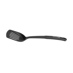 Royalford RF1196-NSS Nylon Slotted Spatula | Heat Resistant Non-Stick Turner with Ergonomic Handle| Durable Kitchen Spatula for Flipping, Frying, Cooking & Serving Food