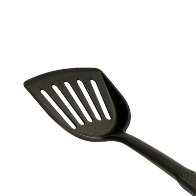 Royalford RF1196-NSS Nylon Slotted Spatula | Heat Resistant Non-Stick Turner with Ergonomic Handle| Durable Kitchen Spatula for Flipping, Frying, Cooking & Serving Food