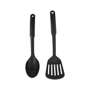 Royalford RF11972 10PCS Non-Stick Cookware Set | 3-Layer Non-Stick Press Aluminium Pots & Frypans with Tempered Glass Lids| Nylon Spoon & Turner | Heat-Resistant