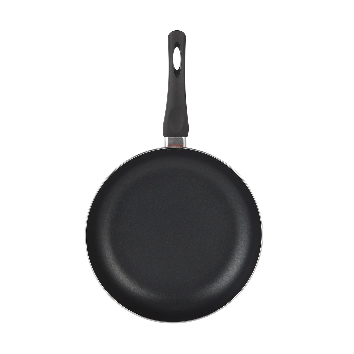 Royalford RF11976 24CM Aluminium  Non-Stick Frypan | Tempered Glass Lid | 3-Layer PTFE & PFOA Free Coating | Durable Bakelite Handle for Gas & Induction Cooking