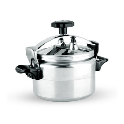 Royalford RF11980 Aluminium Alloy Pressure Cooker 18 LTR | Heavy Duty Body | Multi Safety Device | Unique Pressure Indicator | Ergonomic Handles & 5 Year Warranty