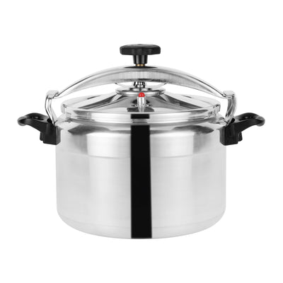 Royalford RF11981 Aluminium Alloy Pressure Cooker 20 LTR | Heavy Duty Body for Bulk Cooking | Multi Safety Device | Unique Pressure Indicator | Ergonomic Handles