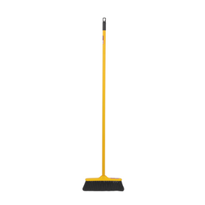 Royalford RF11999 Floor Broom with Long Steel Handle | 28.5cm Heavy Duty Cleaning Broom for Wet & Dry Floors, Tiles, Bathroom, Kitchen & Concrete| Durable  Sweeping Brush