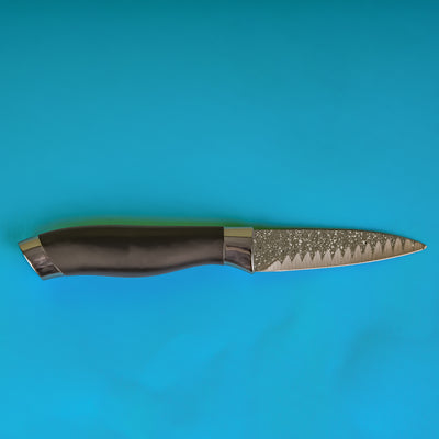 Royalford RF12005 3.5" Paring Knife| extra-sharp stainless steel blade with non-stick coating| ergonomic PP handle, dishwasher-safe, ideal for peeling and slicing|