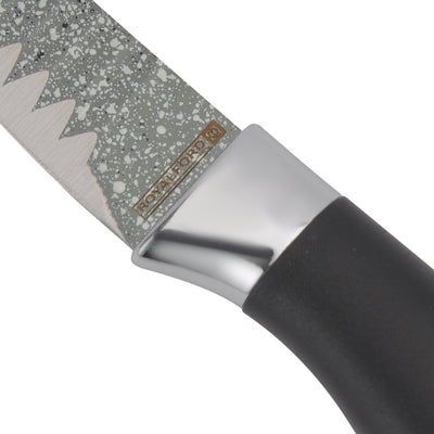 Royalford RF12005 3.5" Paring Knife| extra-sharp stainless steel blade with non-stick coating| ergonomic PP handle, dishwasher-safe, ideal for peeling and slicing|