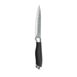 Royalford RF12006 5” Utility Knife| extra-sharp stainless steel blade and non-stick coating| ergonomic handle, stain-resistant, dishwasher-safe, perfect for daily tasks|