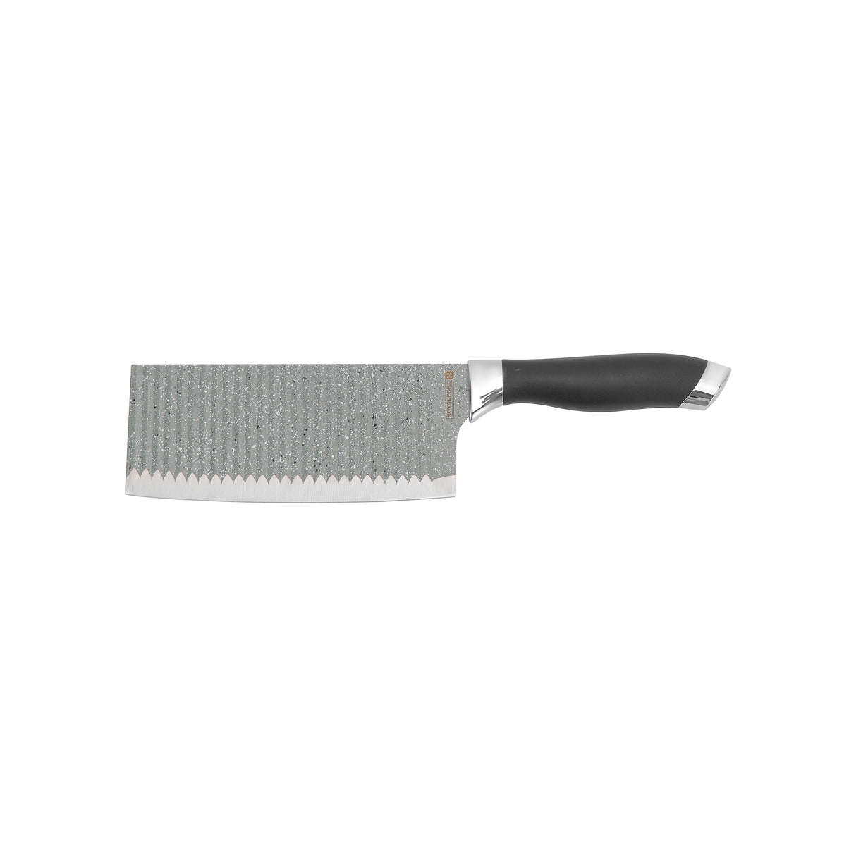 Royalford RF12007 7 Inch Stainless Steel Cleaver Knife | Non-Stick Coating | Extra Sharp Heavy Duty Kitchen Chopper | Ergonomic PP Handle | Perfect for Meat & Vegetables