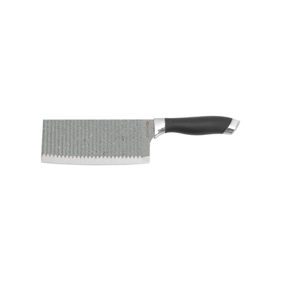 Royalford RF12007 7 Inch Stainless Steel Cleaver Knife | Non-Stick Coating | Extra Sharp Heavy Duty Kitchen Chopper | Ergonomic PP Handle | Perfect for Meat & Vegetables