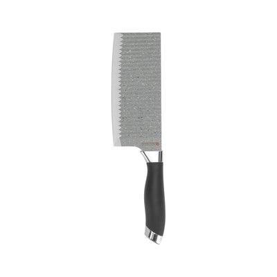 Royalford RF12007 7 Inch Stainless Steel Cleaver Knife | Non-Stick Coating | Extra Sharp Heavy Duty Kitchen Chopper | Ergonomic PP Handle | Perfect for Meat & Vegetables