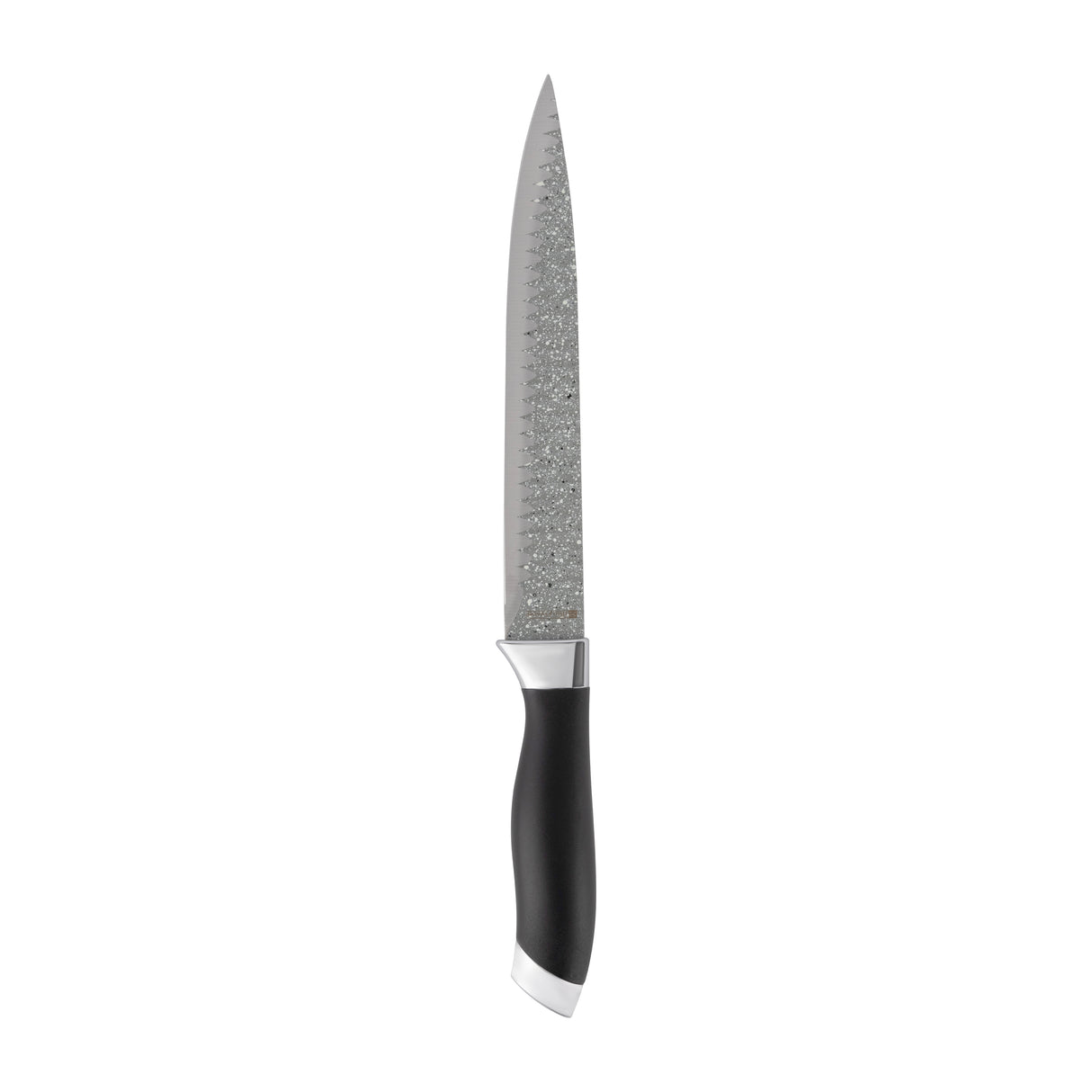 Royalford RF12008 8" Slicer Knife| extra-sharp stainless steel blade with non-stick coating & ergonomic PP handle| lightweight design & dishwasher-safe for daily use|