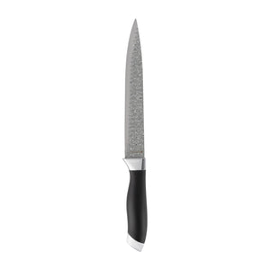 Royalford RF12008 8" Slicer Knife| extra-sharp stainless steel blade with non-stick coating & ergonomic PP handle| lightweight design & dishwasher-safe for daily use|