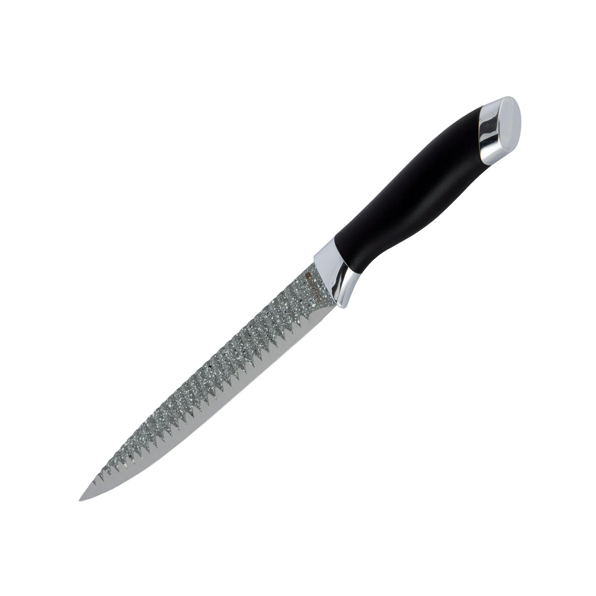 Royalford RF12008 8" Slicer Knife| extra-sharp stainless steel blade with non-stick coating & ergonomic PP handle| lightweight design & dishwasher-safe for daily use|
