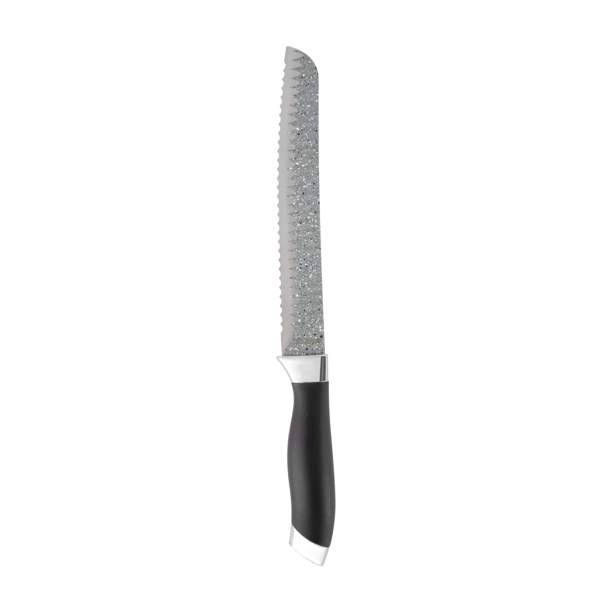 Royalford RF12009 8" Bread Knife| a serrated stainless steel blade with non-stick coating| ergonomic PP handle, dishwasher-safe , perfect for slicing bread, cakes|