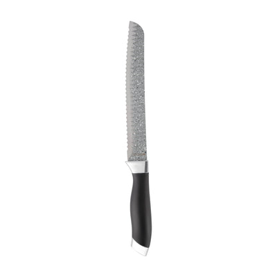 Royalford RF12009 8" Bread Knife| a serrated stainless steel blade with non-stick coating| ergonomic PP handle, dishwasher-safe , perfect for slicing bread, cakes|