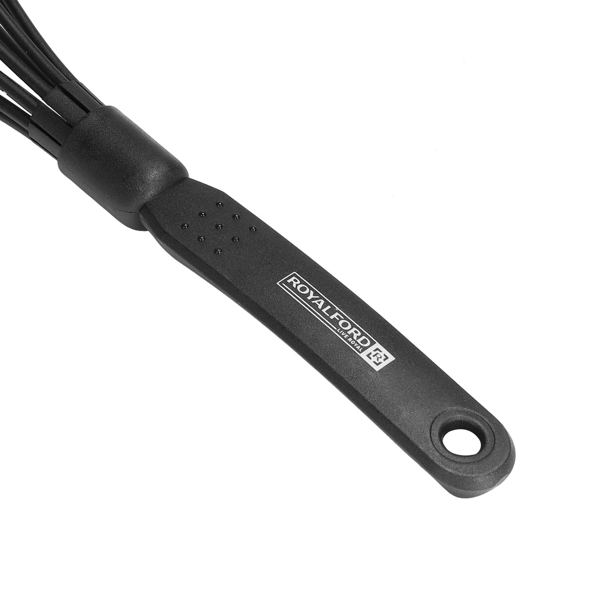Royalford Nylon Whisk RF1200-W |Heat Resistant Non-Stick Balloon Whisk | Ergonomic Handle| Durable Kitchen Tool for Mixing, Beating  & Blending Ingredients Easily