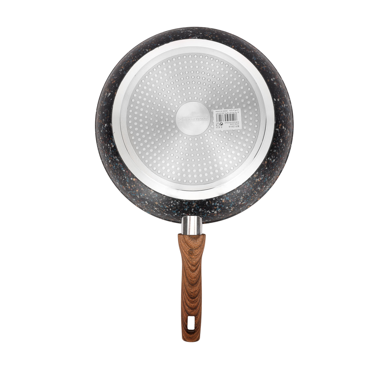 Royalford RF12013 28cm Forged Aluminium Frypan | Multistone Granite Coating| Induction Compatible| PFOA Free Non-Stick Pan| Extra-Thick Base & Ergonomic Soft-Touch Handle