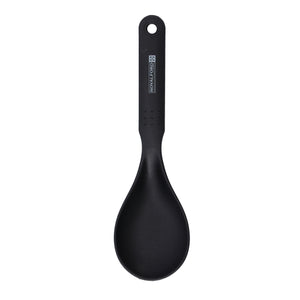 Royalford RF1201-NSVS Nylon Serving Spoon | Food Grade | Heat Resistant | Non Stick Safe Ergonomic Handle | Durable & Dishwasher Safe Kitchen Cooking Serving Spoon