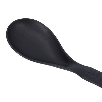 Royalford RF1201-NSVS Nylon Serving Spoon | Food Grade | Heat Resistant | Non Stick Safe Ergonomic Handle | Durable & Dishwasher Safe Kitchen Cooking Serving Spoon