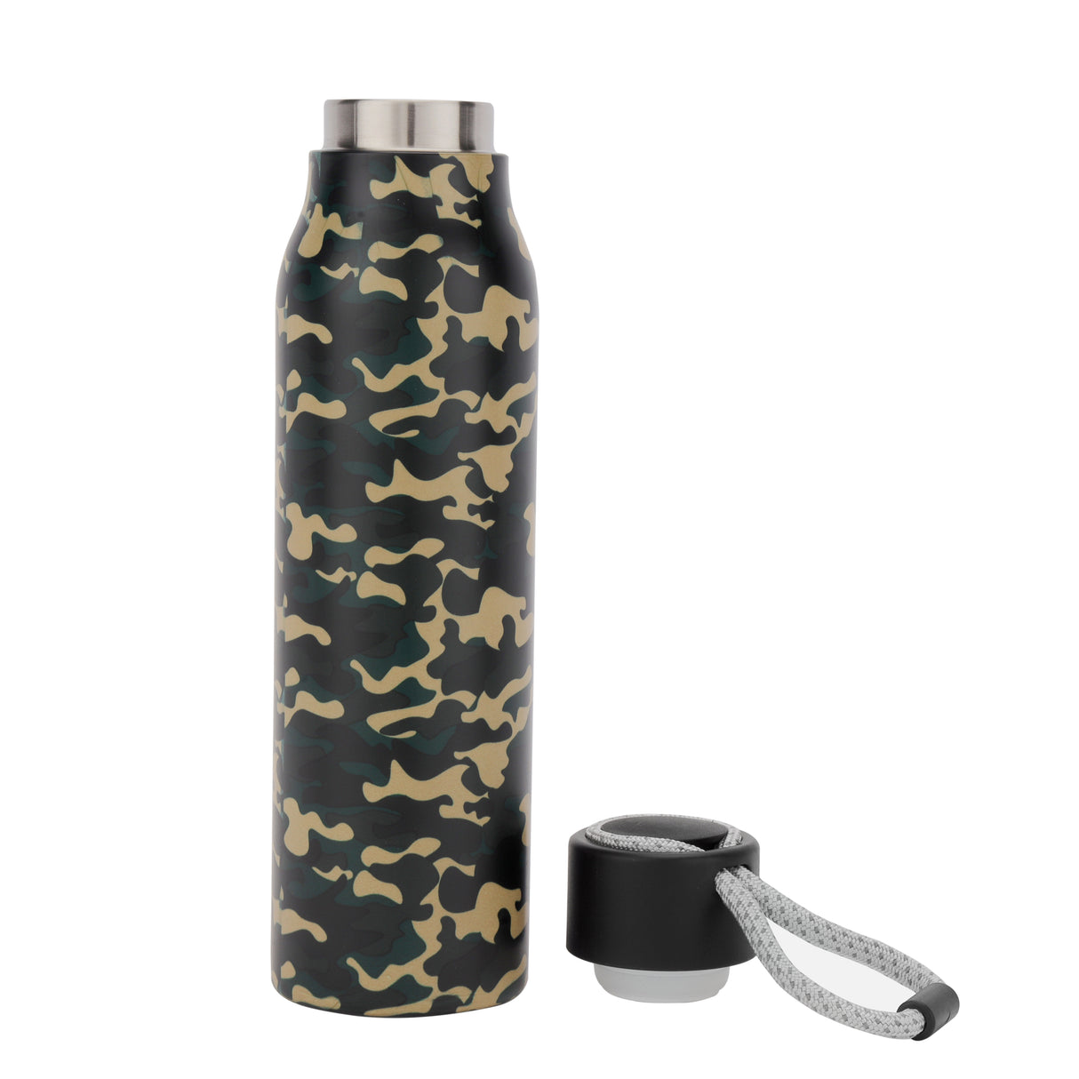 Royalford RF12023 600ml SS Vacuum Bottle | Double Wall Stainless Steel Insulation | Leak-Resistant Travel Flask | Durable Water Bottle for Daily  Hot & Cold Drinks