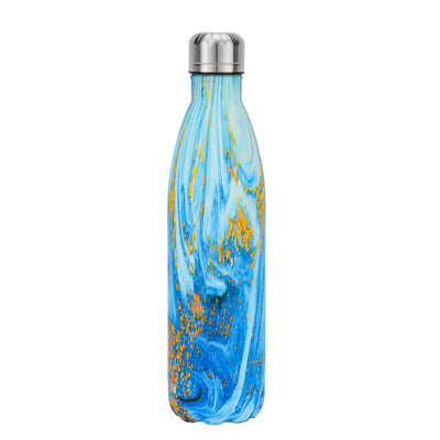 Royalford RF12026 750ml Stainless Steel Vacuum Bottle| Double Wall Insulated Leak Resistant Flask| Hot and Cold Water Bottle| Durable Travel Drink Bottle | Stylish Design