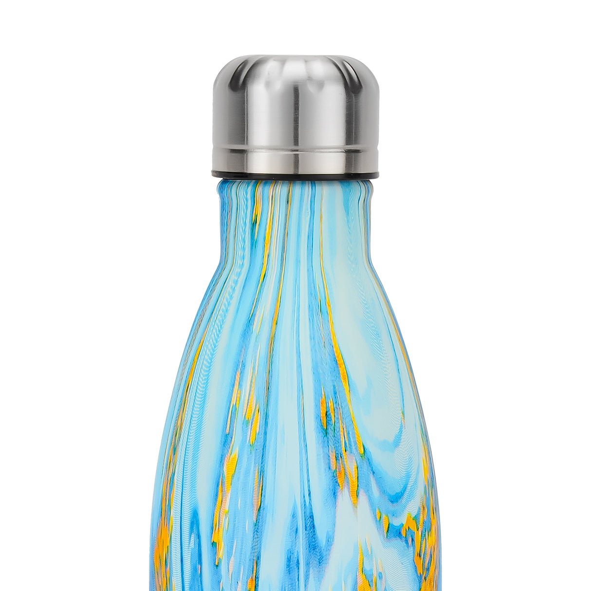 Royalford RF12026 750ml Stainless Steel Vacuum Bottle| Double Wall Insulated Leak Resistant Flask| Hot and Cold Water Bottle| Durable Travel Drink Bottle | Stylish Design