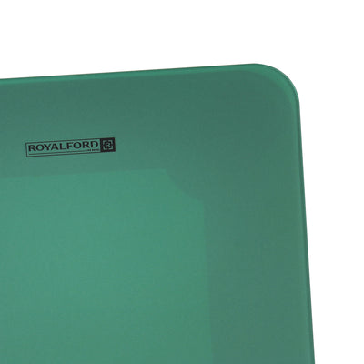 Royalford RF12029 Electronic Bath Scale 180kg Capacity | Tempered Glass Platform | LED Display | Step-On Technology | 4 Precision Sensors | Ultra Slim Digital Scale