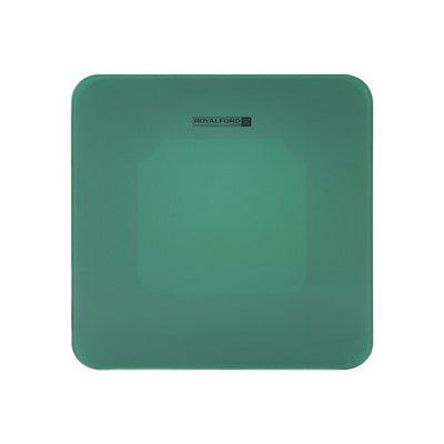 Royalford RF12029 Electronic Bath Scale 180kg Capacity | Tempered Glass Platform | LED Display | Step-On Technology | 4 Precision Sensors | Ultra Slim Digital Scale