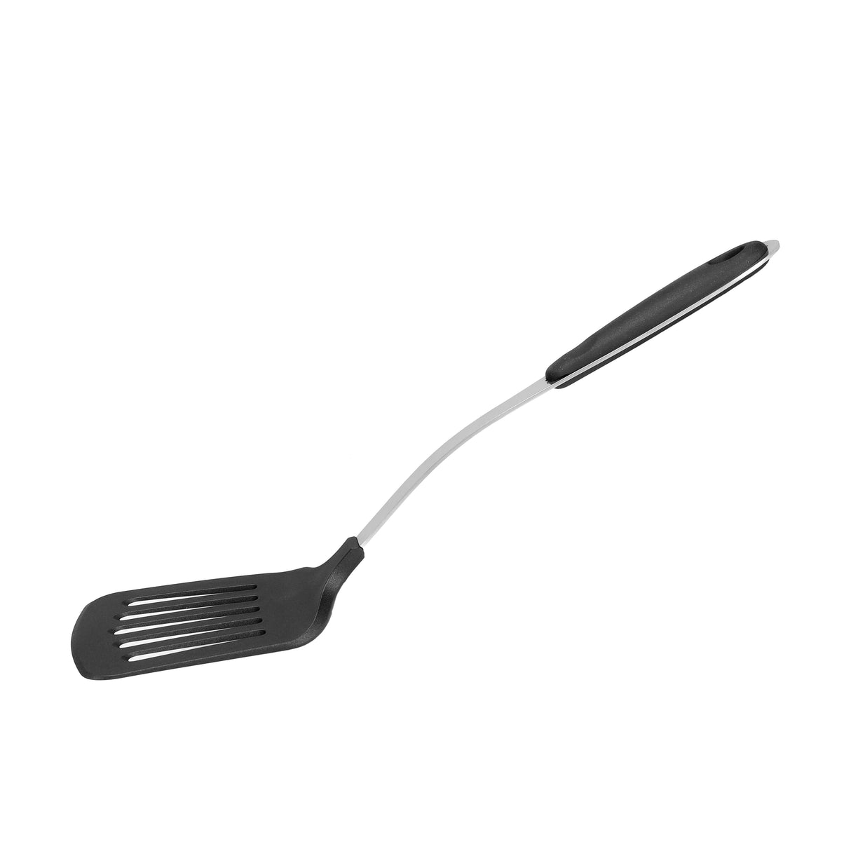 Royalford RF1203 Nylon Slotted Spatula NSS| food-grade nylon, ergonomic gripped handle & heat-resistant| slotted design, dishwasher-safe, for flipping & turning|