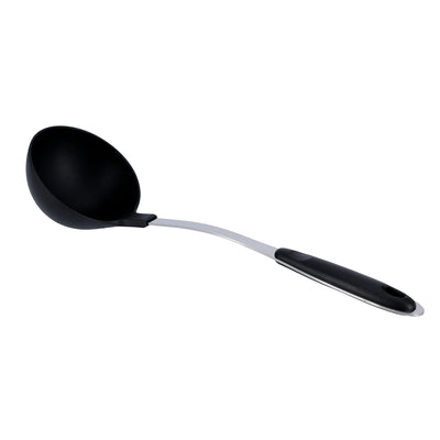 Royalford RF1204-NSPL Nylon Soup Ladle | Heat Resistant Non-Stick Serving Ladle | Ergonomic Handle | Durable Kitchen Ladle for Soup, Curry, Sauce & Gravy Serving