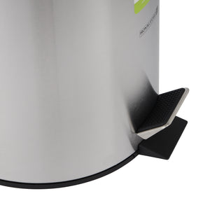 Royalford RF12090 7L Stainless Steel Pedal Bin | Soft Close Lid | Removable Inner Bucket| Strong Foot Pedal | Non-Slip Base | Perfect for Kitchen, Bathroom & Office Use