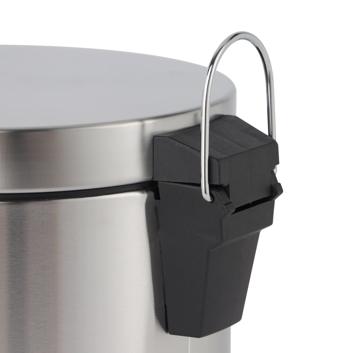 Royalford RF12090 7L Stainless Steel Pedal Bin | Soft Close Lid | Removable Inner Bucket| Strong Foot Pedal | Non-Slip Base | Perfect for Kitchen, Bathroom & Office Use