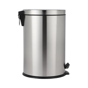 Royalford RF12092 20L Stainless Steel Pedal Bin | Soft Close Lid | Removable Inner Bucket | Hands Free Foot Pedal | Non Slip Base| Perfect  for  Home & Office Use