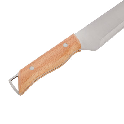 Royalford RF12097 8 Inch Chef Knife Stainless Steel Kitchen Knife |  Wooden Handle | Extra Sharp Multipurpose Cooking Knife | Perfect for Meat Vegetables Fruits Herbs
