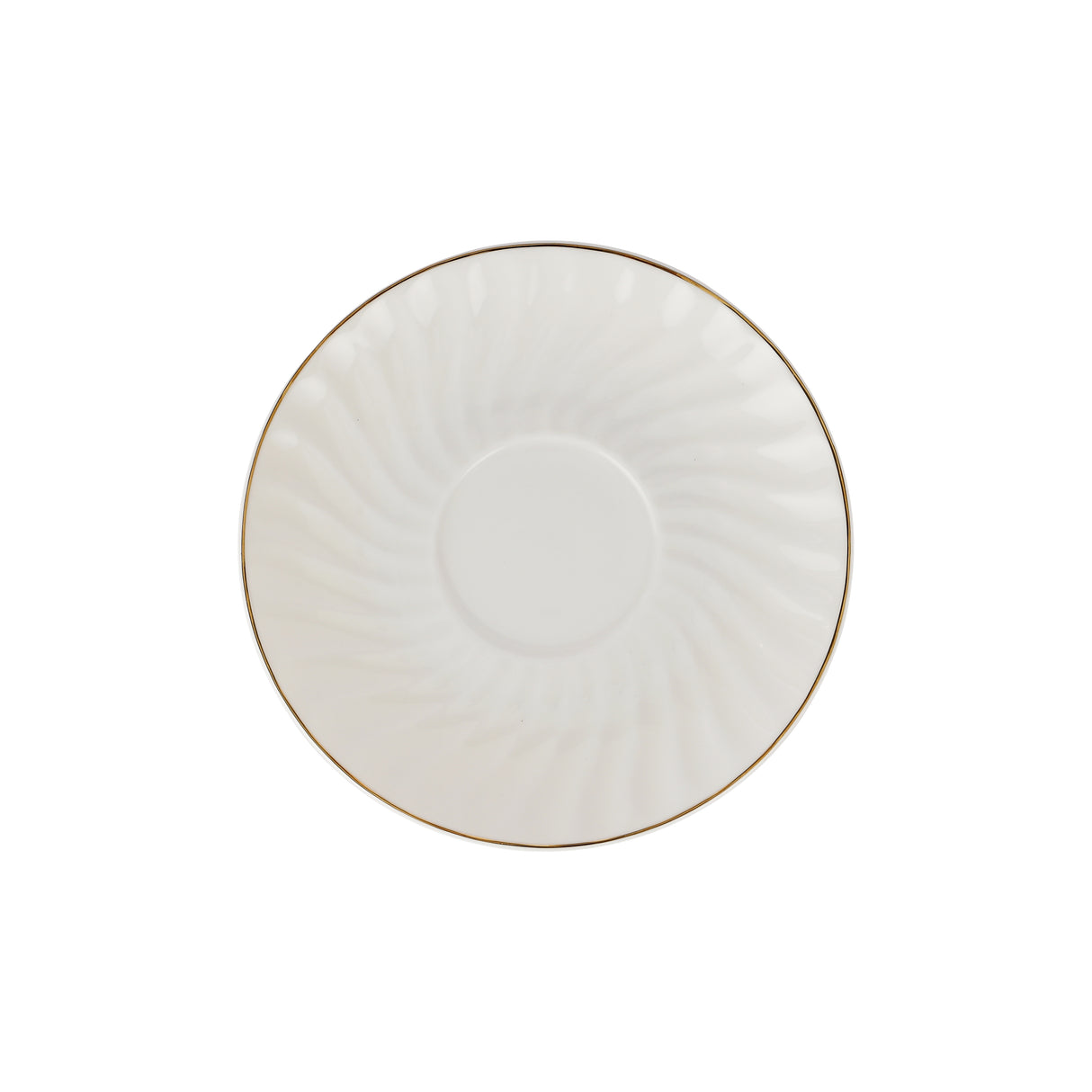 Royalford RF12112 Bone China Cup & Saucer Set | includes 12 pieces with six 250ml cups & six 6-inch saucers, delivering premium quality, durability, and styles.