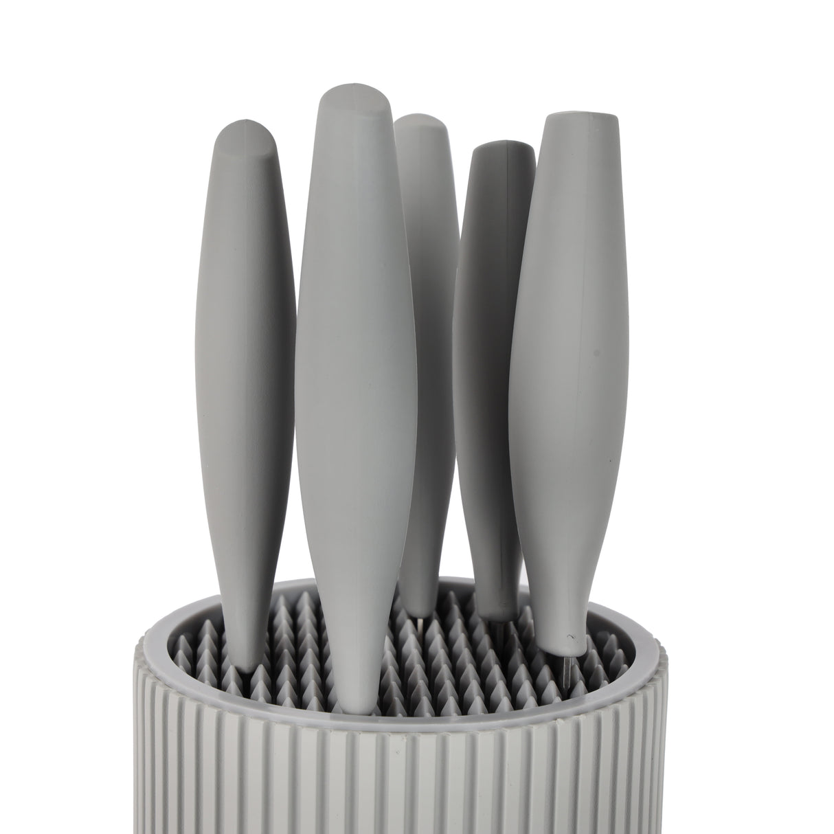 Royalford RF12116 6 Pcs Stainless Steel Knives Set with  Holder and Ergonomic PP Handles|  Extra-Sharp Blades for Vegetable, Meat and Fruit Cutting in Home Kitchen Use