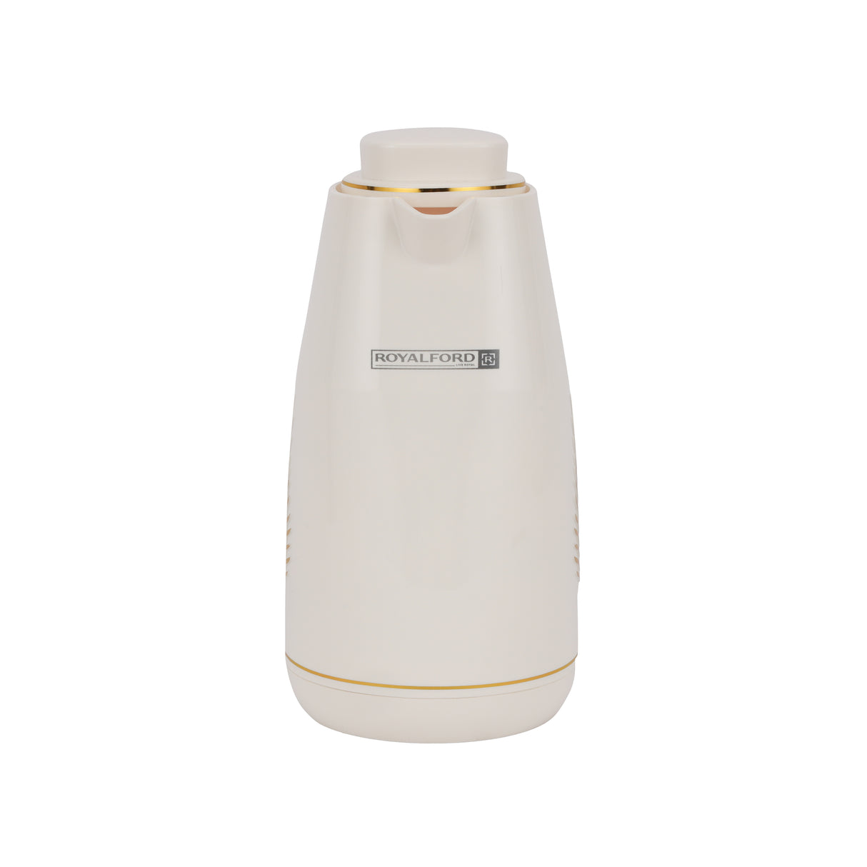 Royalford RF12144 Vacuum Flask |1.0L | Durable Plastic Body Hot Cold Thermos | Asbestos Free | Pink Glass Inner| Leak Resistant| Portable Design for Home Office Use Daily