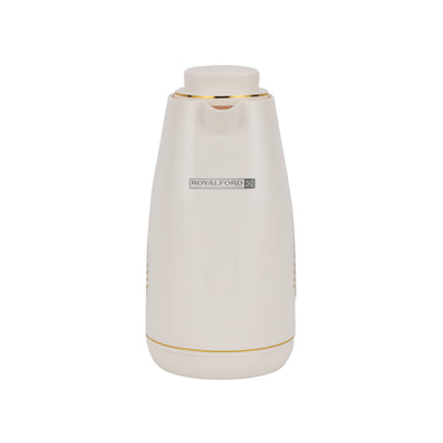 Royalford RF12144 Vacuum Flask |1.0L | Durable Plastic Body Hot Cold Thermos | Asbestos Free | Pink Glass Inner| Leak Resistant| Portable Design for Home Office Use Daily