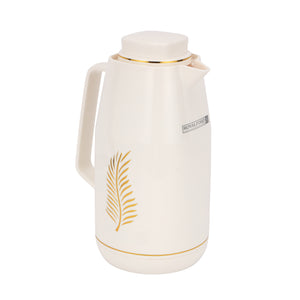 Royalford RF12144 Vacuum Flask |1.0L | Durable Plastic Body Hot Cold Thermos | Asbestos Free | Pink Glass Inner| Leak Resistant| Portable Design for Home Office Use Daily