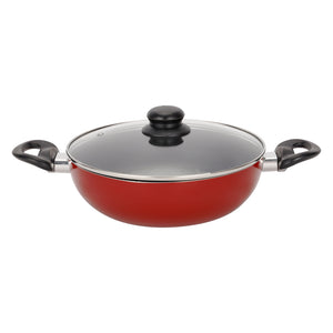 Royalford RF12146 10-Piece Non-Stick Cookware Set | Aluminium Pots, Pans & Tawa with Tempered Glass Lids | Bakelite Handles | Perfect for Efficient Daily Cooking