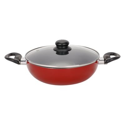 Royalford RF12146 10-Piece Non-Stick Cookware Set | Aluminium Pots, Pans & Tawa with Tempered Glass Lids | Bakelite Handles | Perfect for Efficient Daily Cooking