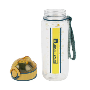 Royalford RF12160 Water Bottle 700ML |BPA Free Sports Bottle with Straw Sipper | Flip Lid Leak Proof Drinking Bottle with Carry Strap for Gym, School, Office & Travel Use