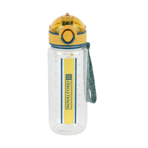 Royalford RF12160 Water Bottle 700ML |BPA Free Sports Bottle with Straw Sipper | Flip Lid Leak Proof Drinking Bottle with Carry Strap for Gym, School, Office & Travel Use