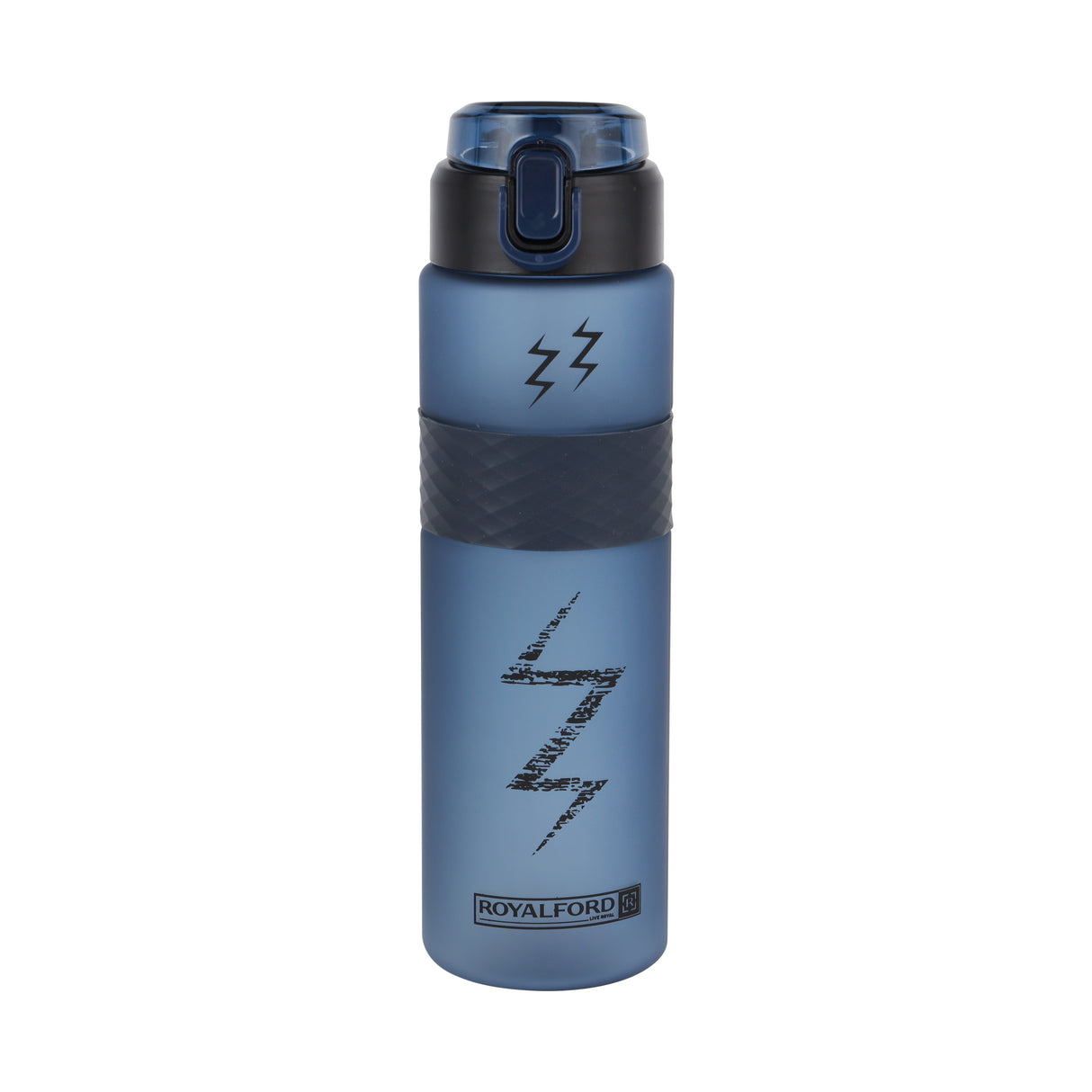 Royalford RF12161 900ml Water Bottle with Silicone Sipper & Straw | BPA Free Leak-Proof Flip Lid Drinking Bottle |  Portable Sports Bottle  for Gym, School & Travel