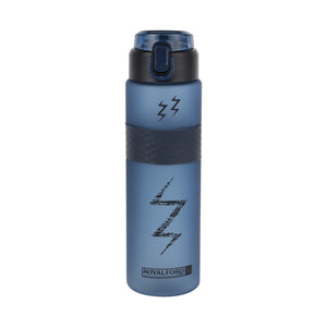 Royalford RF12161 900ml Water Bottle with Silicone Sipper & Straw | BPA Free Leak-Proof Flip Lid Drinking Bottle |  Portable Sports Bottle  for Gym, School & Travel