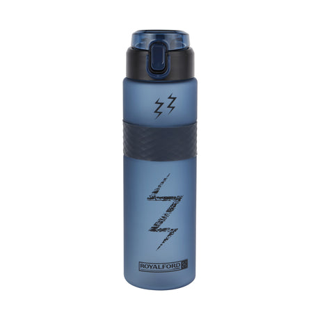 Royalford RF12161 900ml Water Bottle with Silicone Sipper & Straw | BPA Free Leak-Proof Flip Lid Drinking Bottle |  Portable Sports Bottle  for Gym, School & Travel
