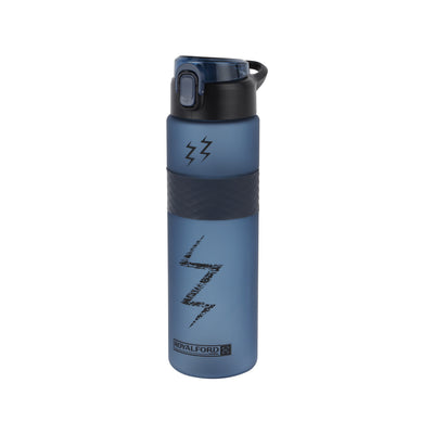 Royalford RF12161 900ml Water Bottle with Silicone Sipper & Straw | BPA Free Leak-Proof Flip Lid Drinking Bottle |  Portable Sports Bottle  for Gym, School & Travel